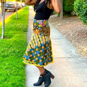 Handmade wrap skirt